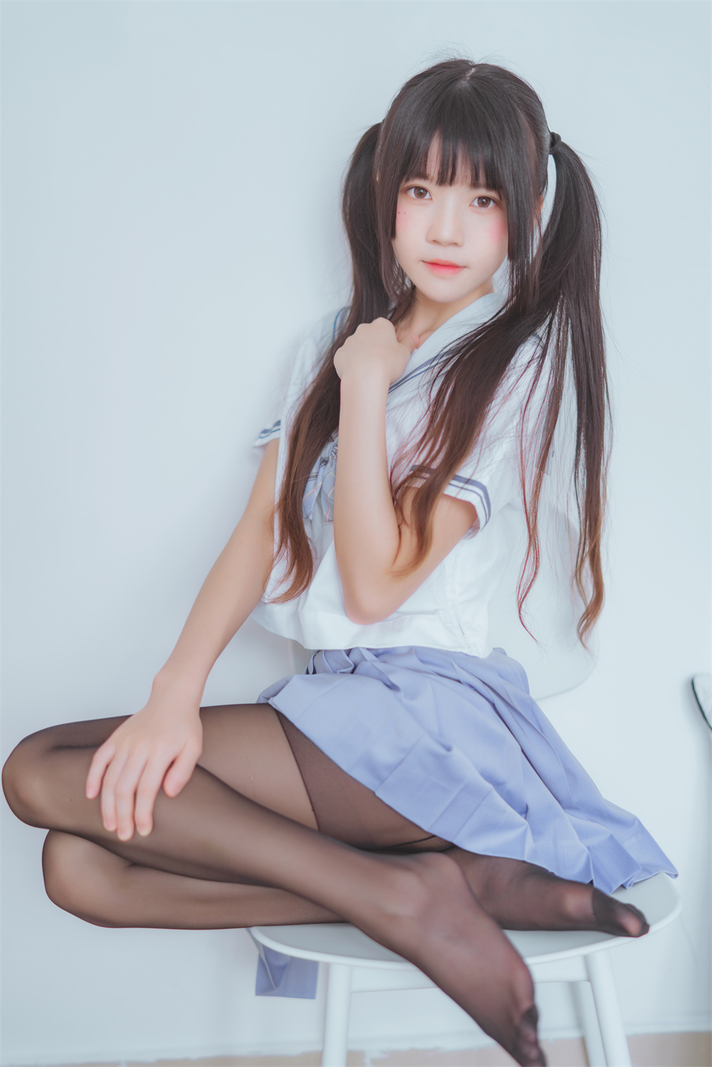 图片[1]-桜桃喵 VOL.050 [49P] 校服黑丝-微密空间-全网最全抖音网红铁粉空间写真